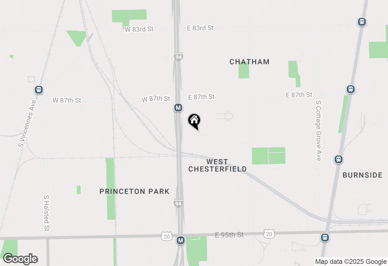 Map of 39 E 89th Street, Chicago, IL 60619