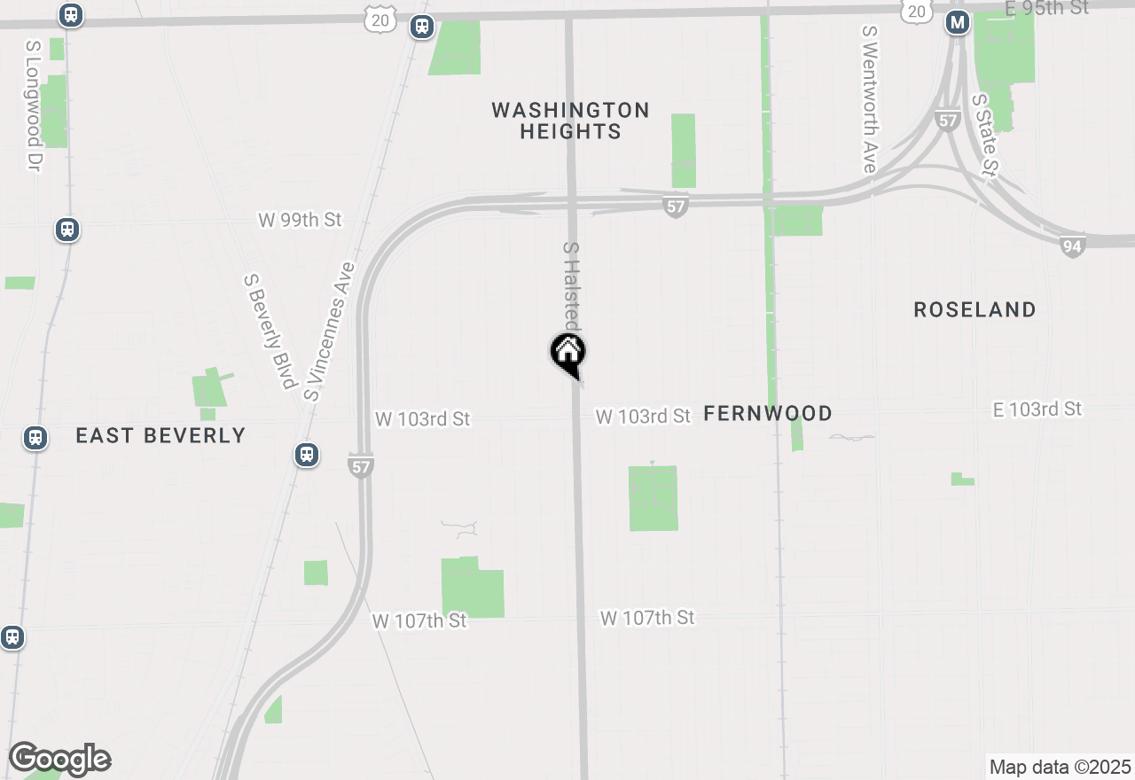 Map of 10224 S Halsted Street, Chicago, IL 60628