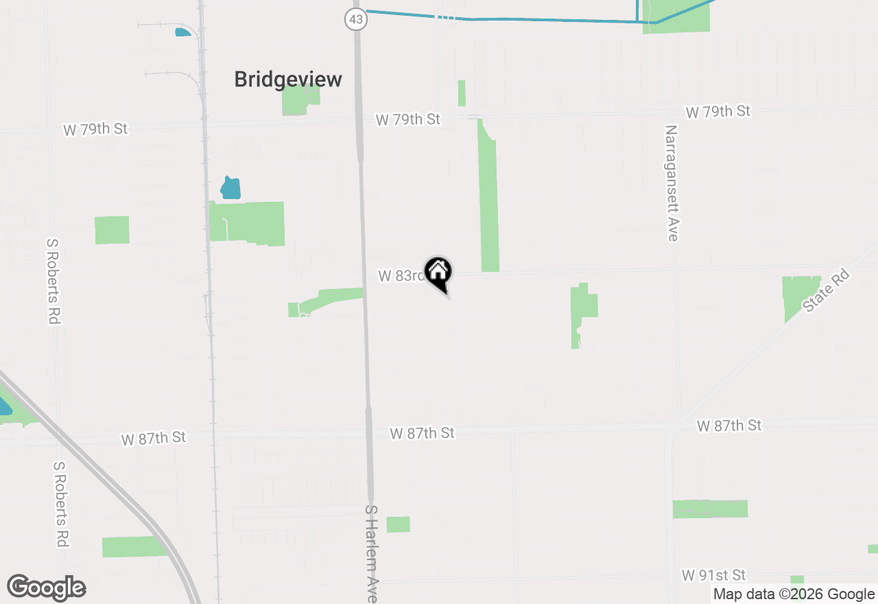 Map of 8356 Sayre Avenue, Burbank, IL 60459