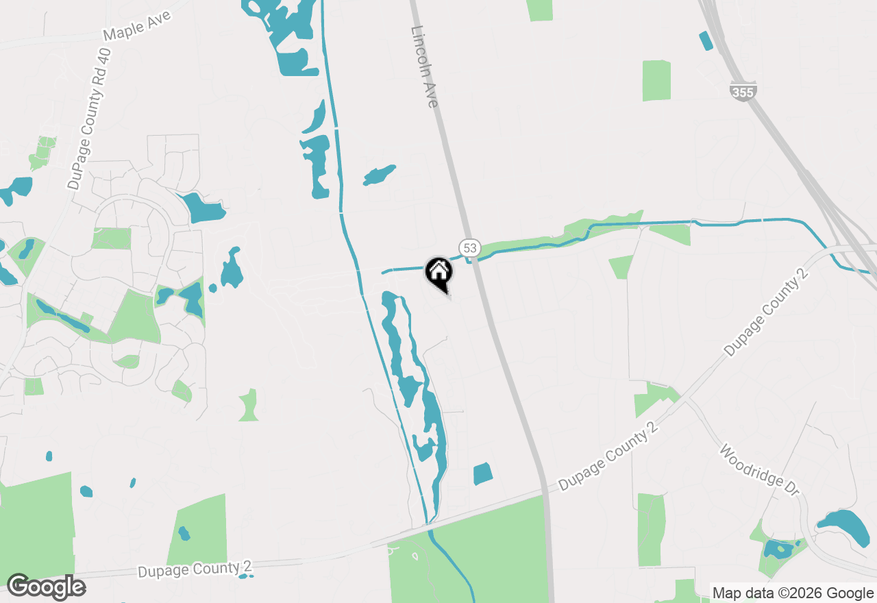 Map of 3550 Irving Place, Woodridge, IL 60517