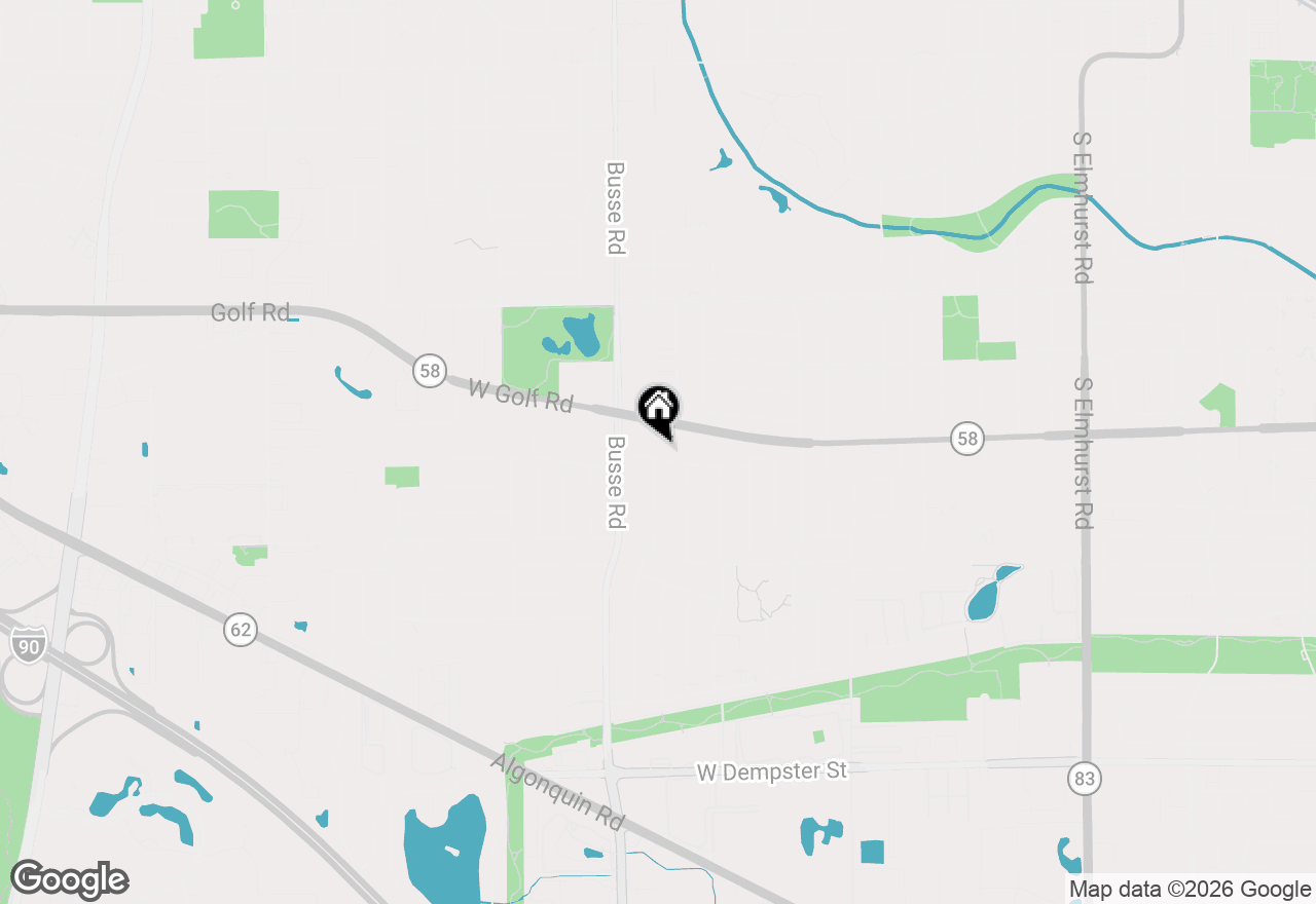 Map of 1508 W Palm Drive, Mount Prospect, IL 60056
