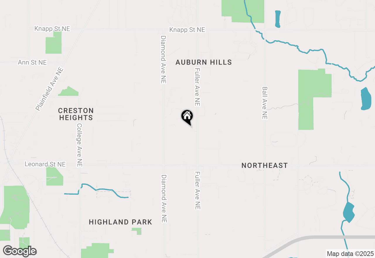 Map of 1102 Spencer Street Ne, Grand Rapids, MI 49505