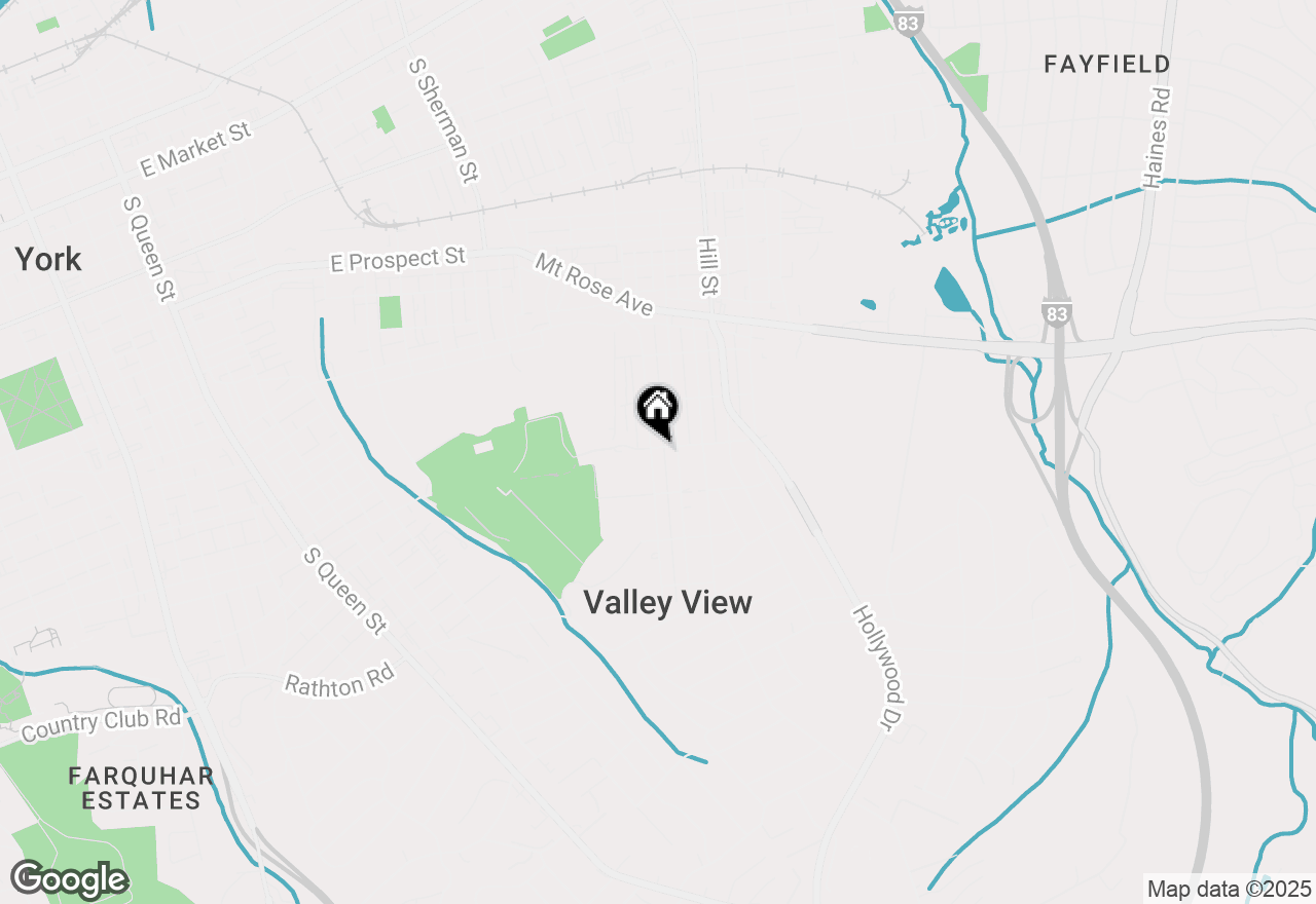 Map of 1100 Springdale Avenue #ROOM 4, York, PA 17403