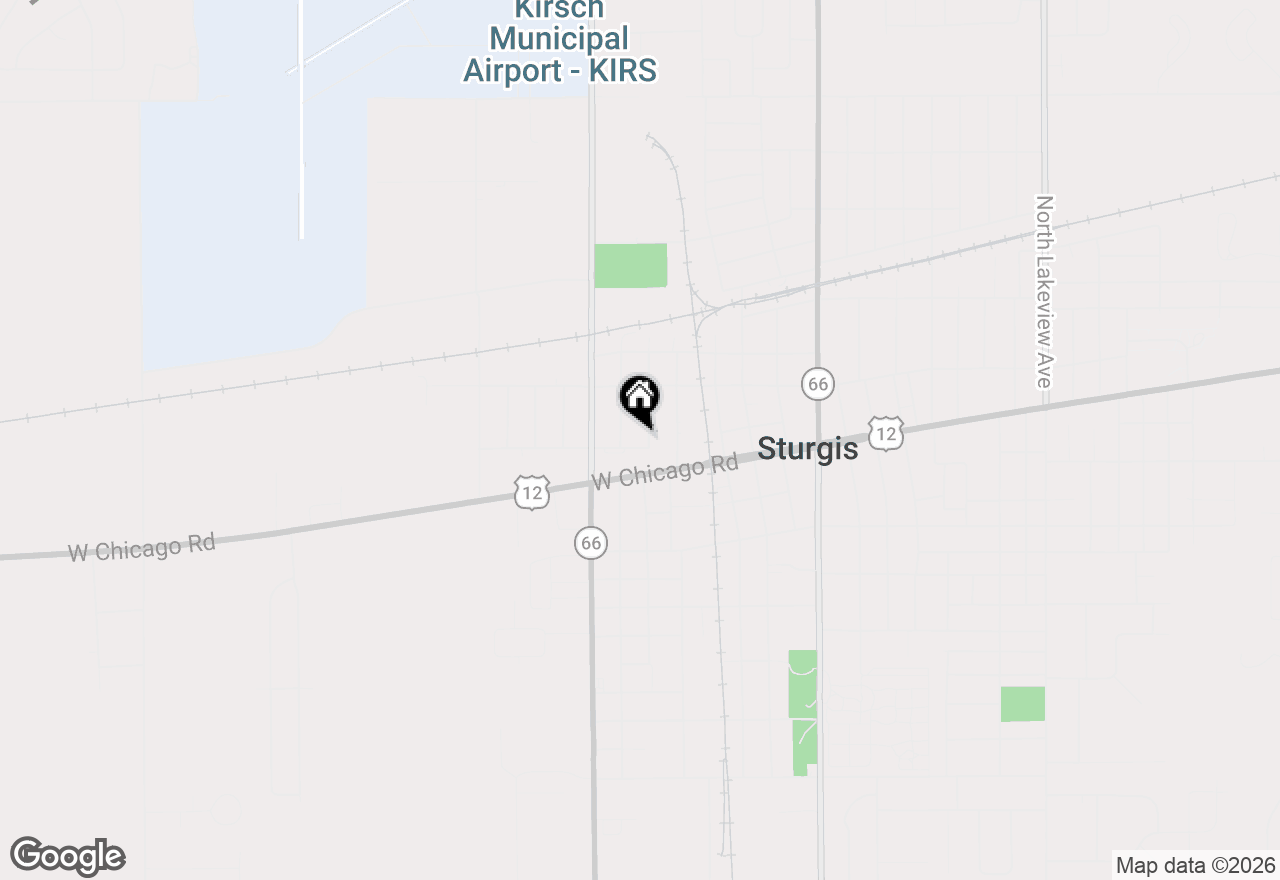 Map of 601 Neuman Street, Sturgis, MI 49091