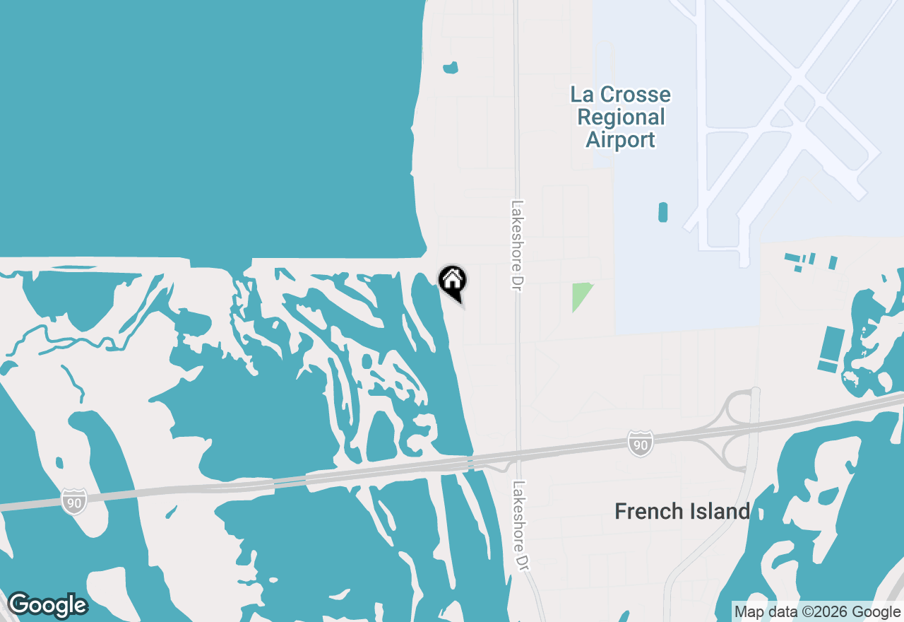 Map of 2613 Baumgartner Dr, La Crosse, WI 54603
