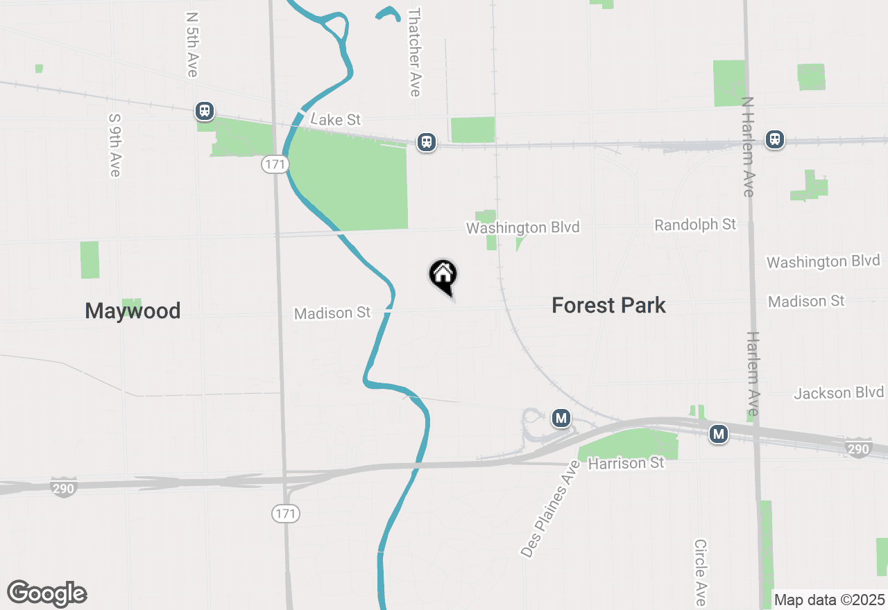 Map of 1 Gale Avenue #5A, River Forest, IL 60305