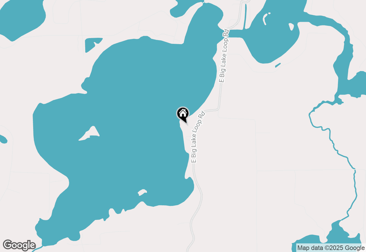 Map of 6203 E Big Lake Loop Rd, Three Lakes, WI 54562