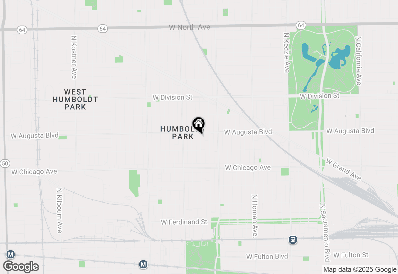 Map of 946 N Lawndale Avenue #1, Chicago, IL 60651