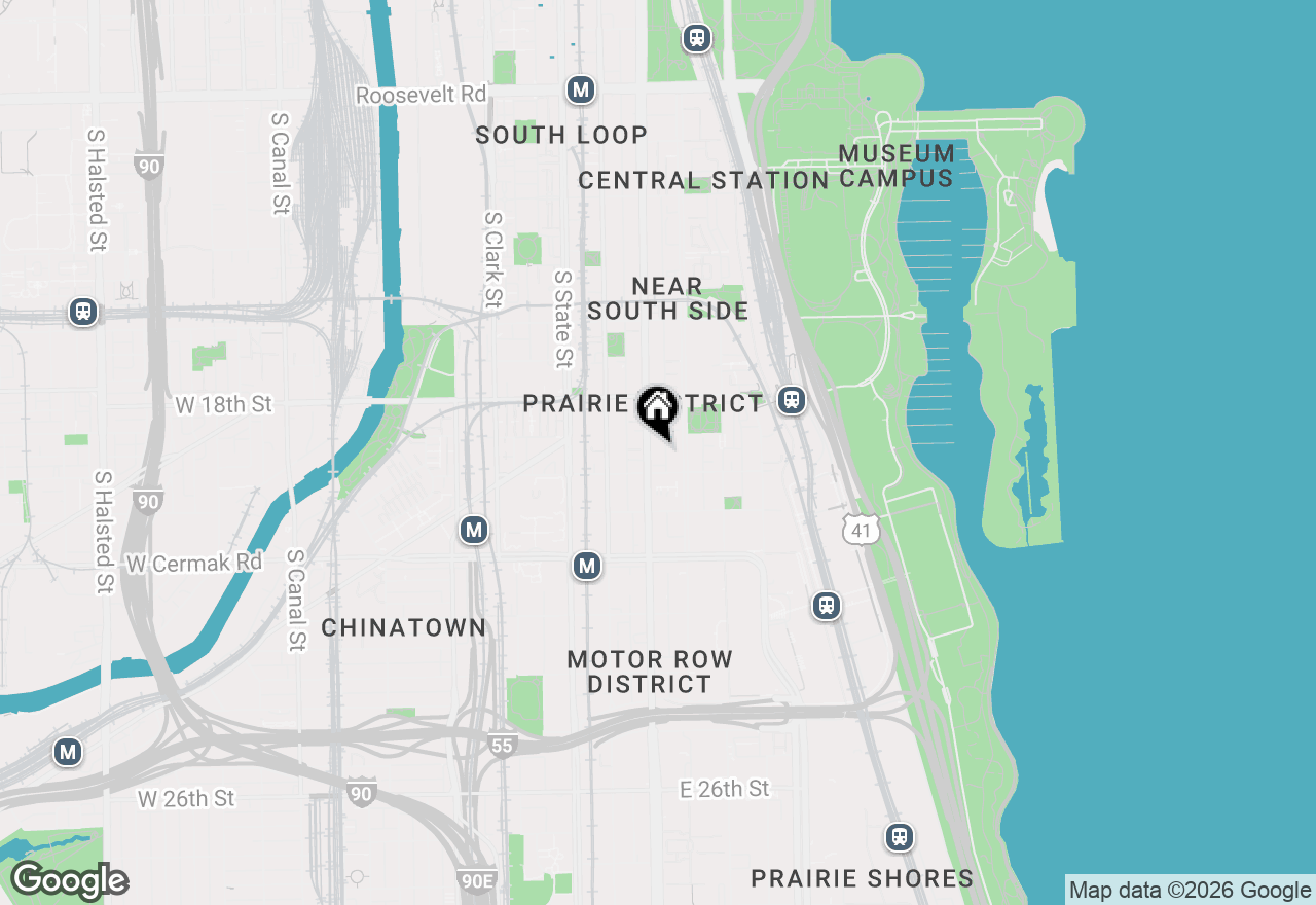 Map of 1919 S Michigan Avenue #211, Chicago, IL 60616