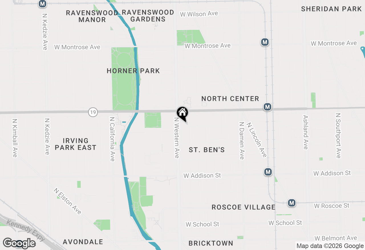 Map of 3900 N Claremont Avenue #205, Chicago, IL 60618
