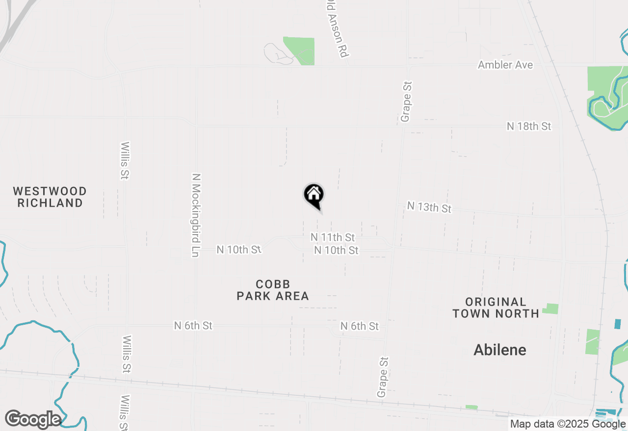 Map of 1209 Graham Street, Abilene, TX 79603