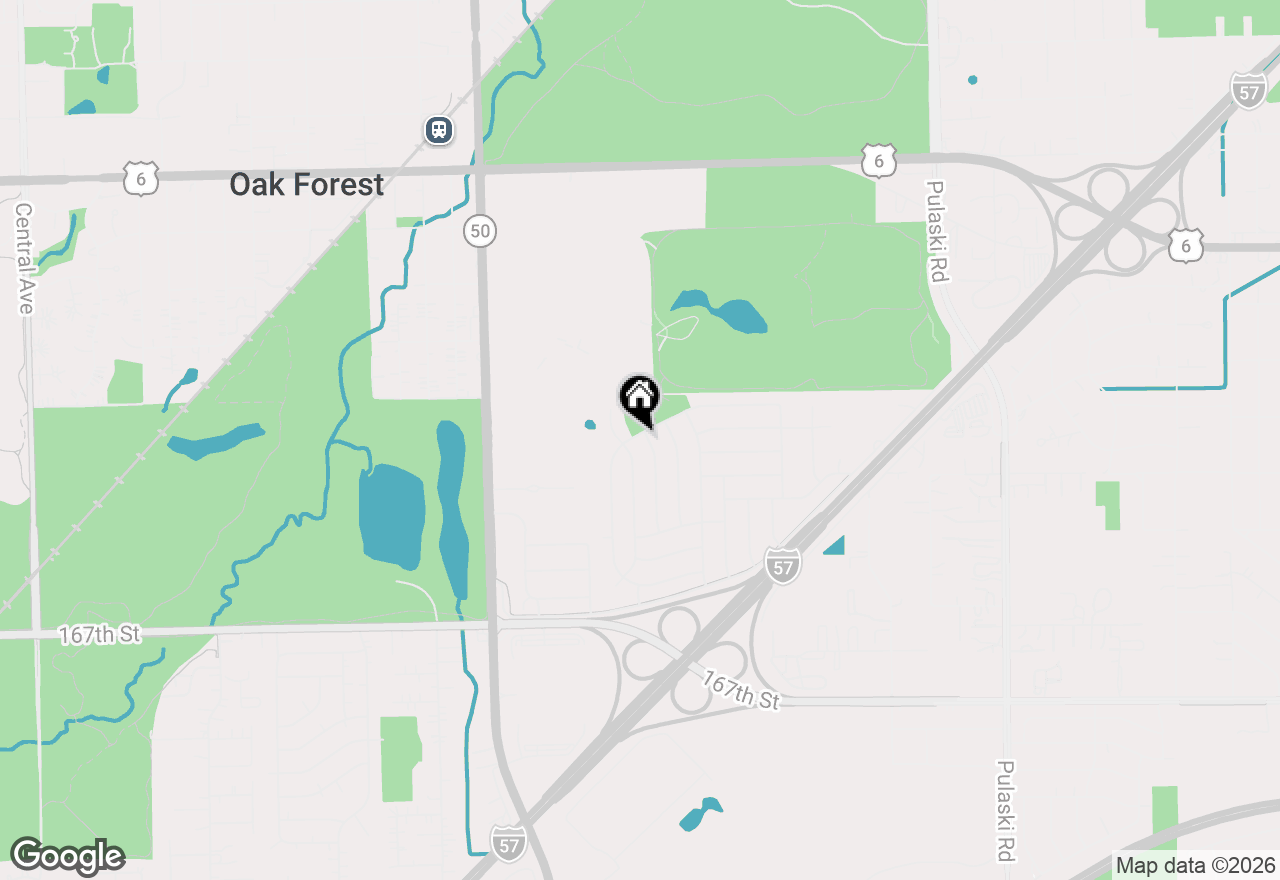 Map of 16400 Roy Street, Oak Forest, IL 60452