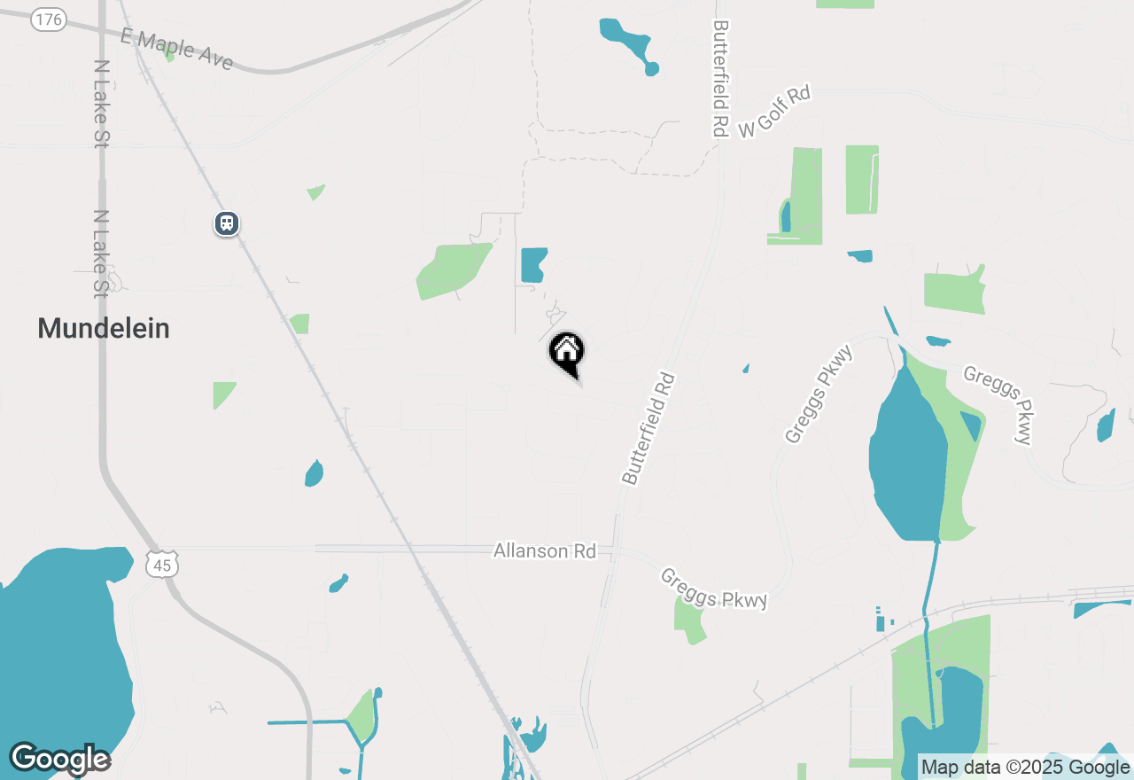 Map of 46 Bedford Road, Mundelein, IL 60060