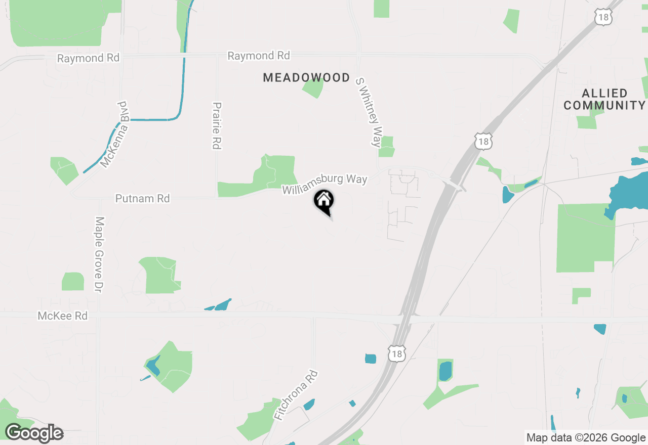 Map of 2567 Petersburg Circle, Fitchburg, WI 53719