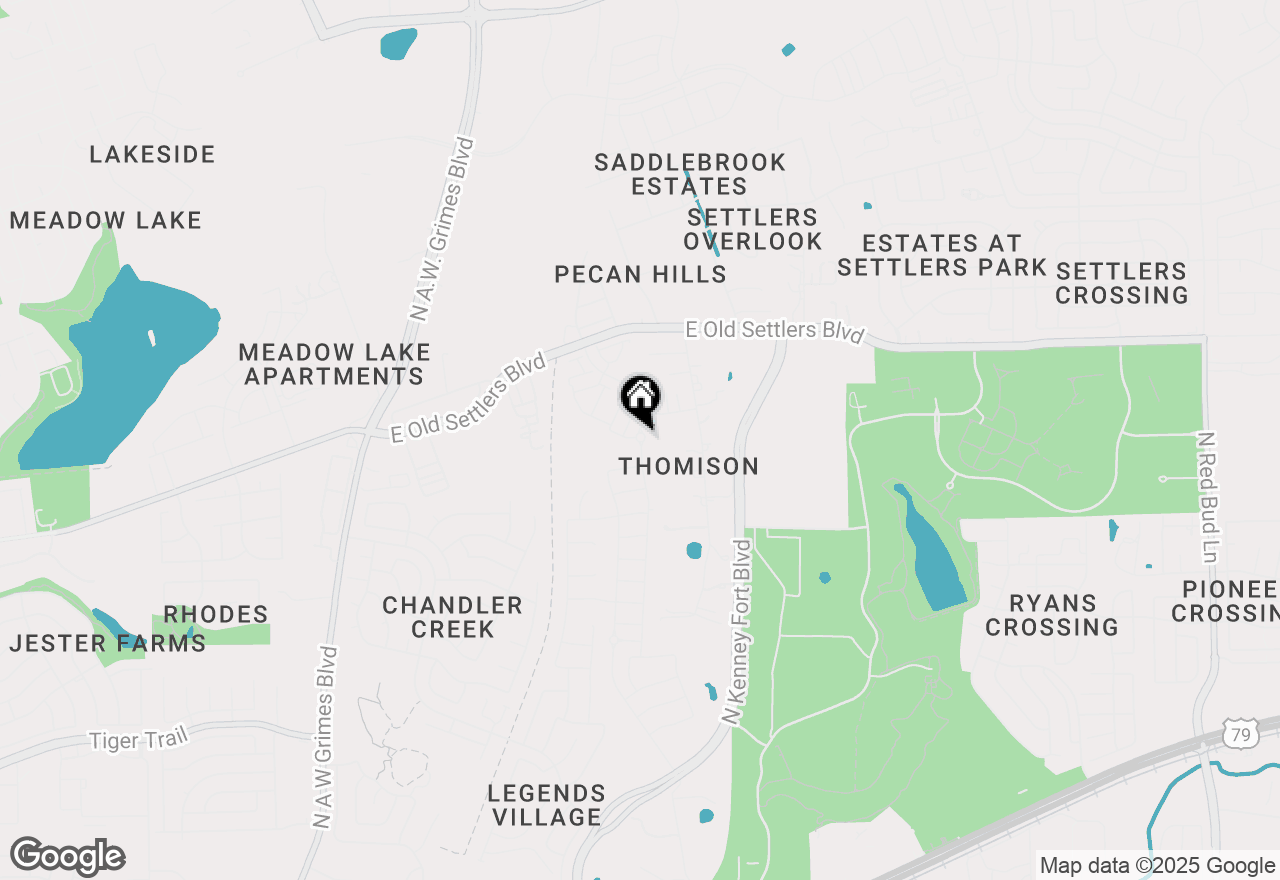 Map of 1850 Settlers Glen Dr #802, Round Rock, TX 78665