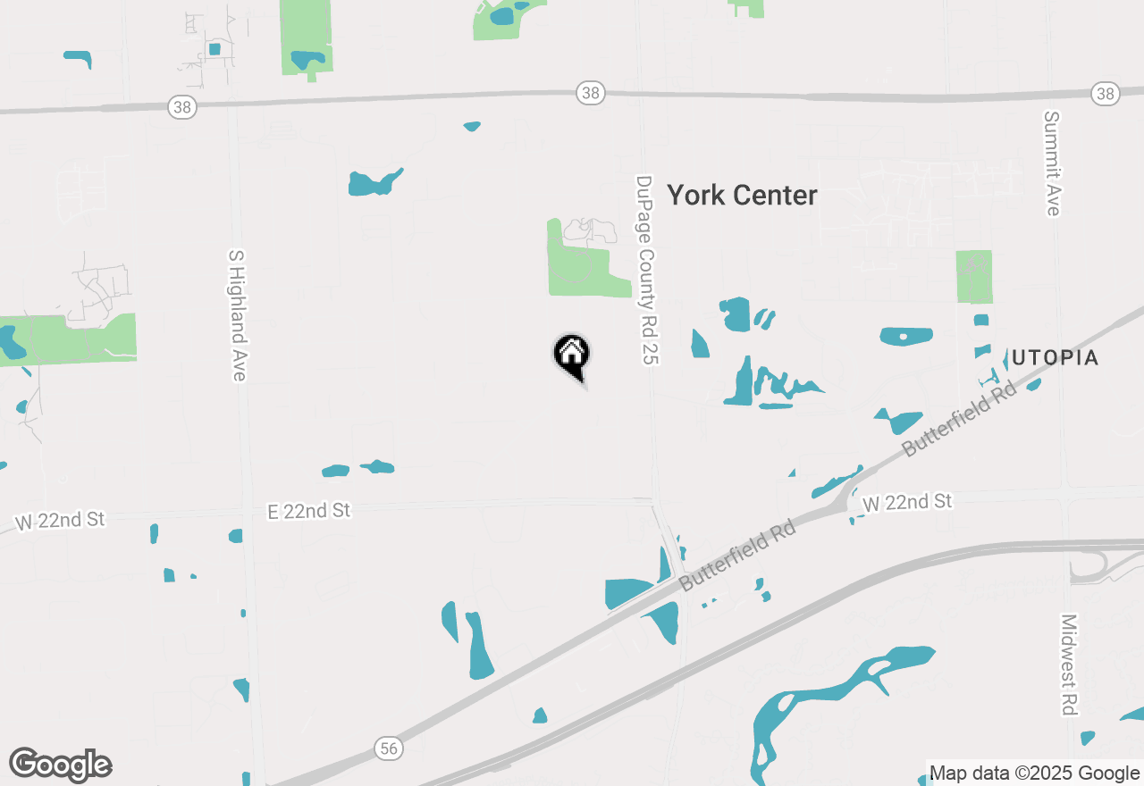 Map of 18W750 18th Street, Lombard, IL 60148