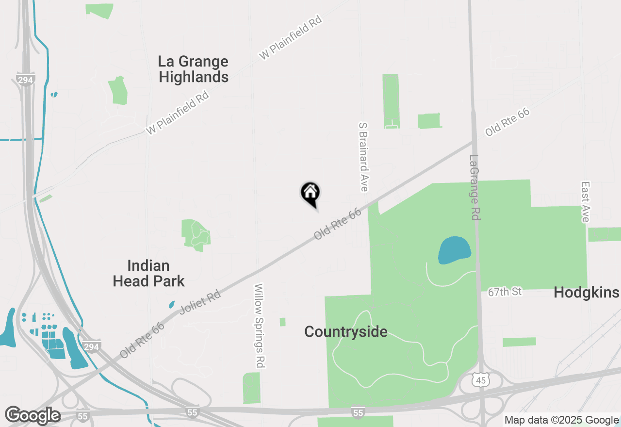 Map of 1140 64th Street #11, La Grange Highlands, IL 60525