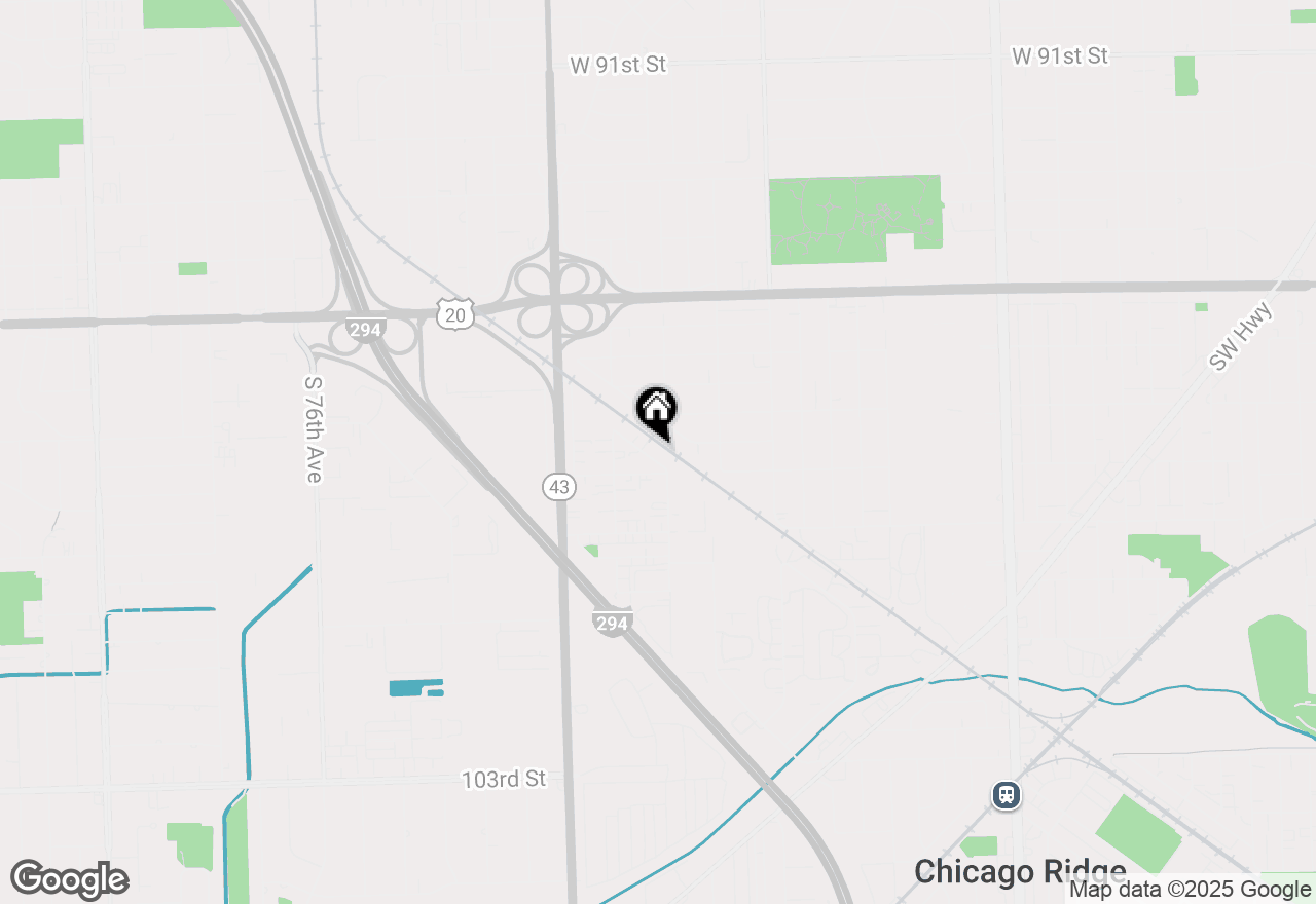 Map of 7000 Mather Avenue #304, Chicago Ridge, IL 60415
