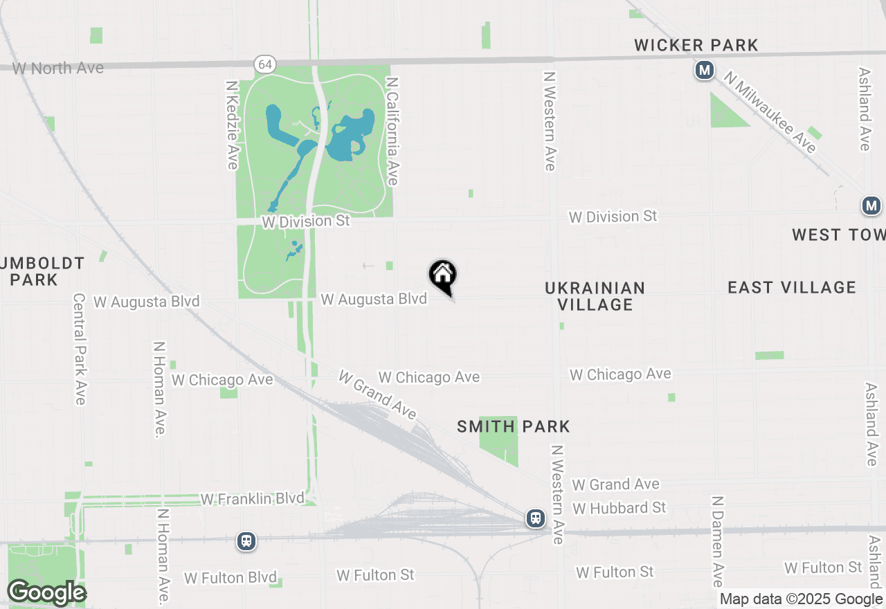 Map of 2651 W Augusta Boulevard #1, Chicago, IL 60622
