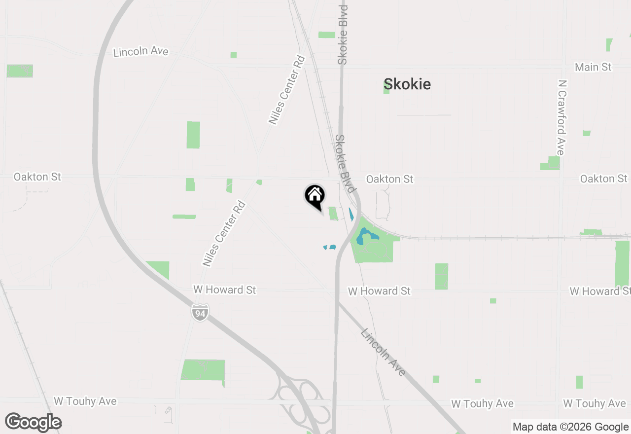 Map of 4848 Hull Street #1E, Skokie, IL 60077