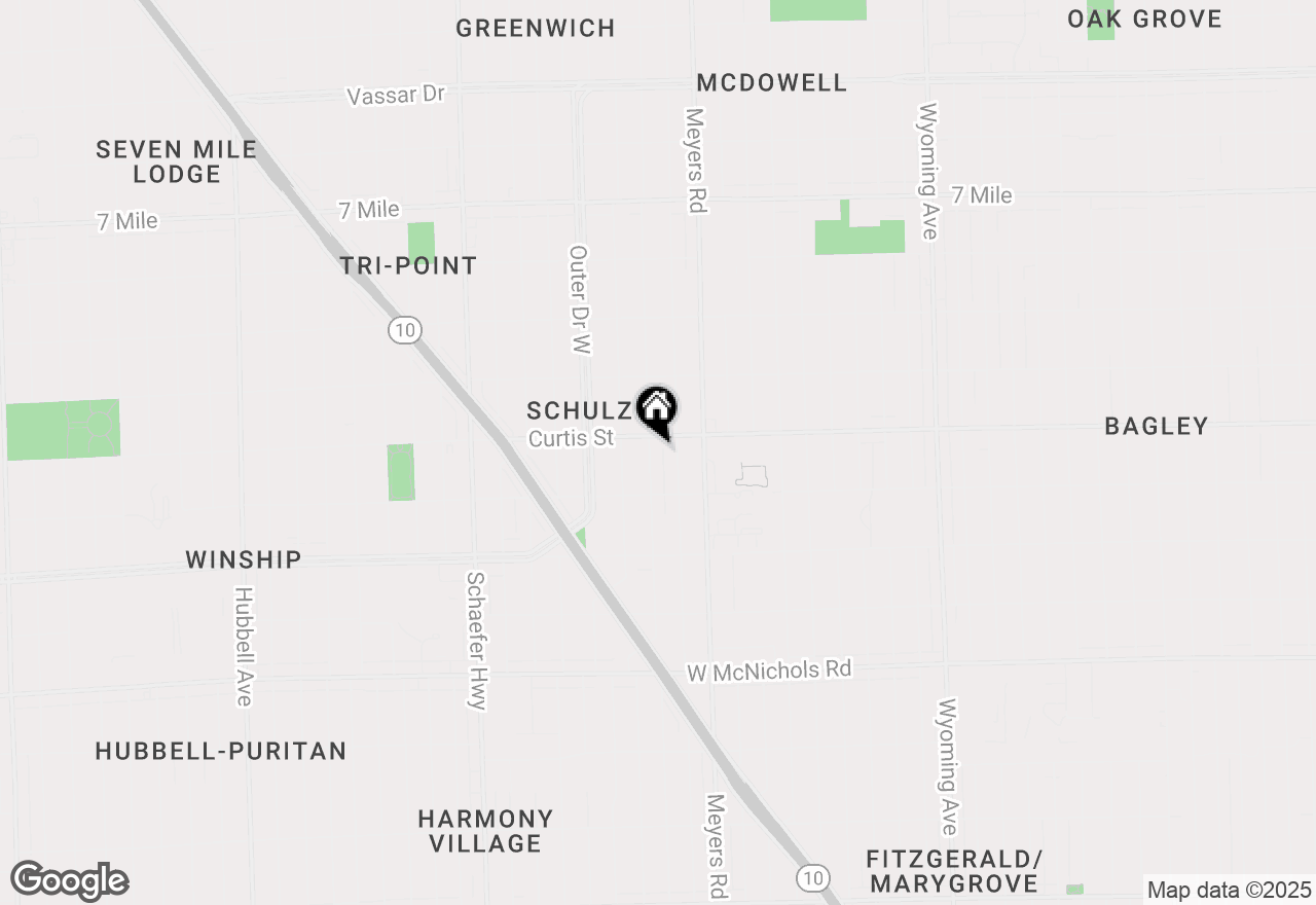 Map of 18086 Steel Street, Detroit, MI 48235