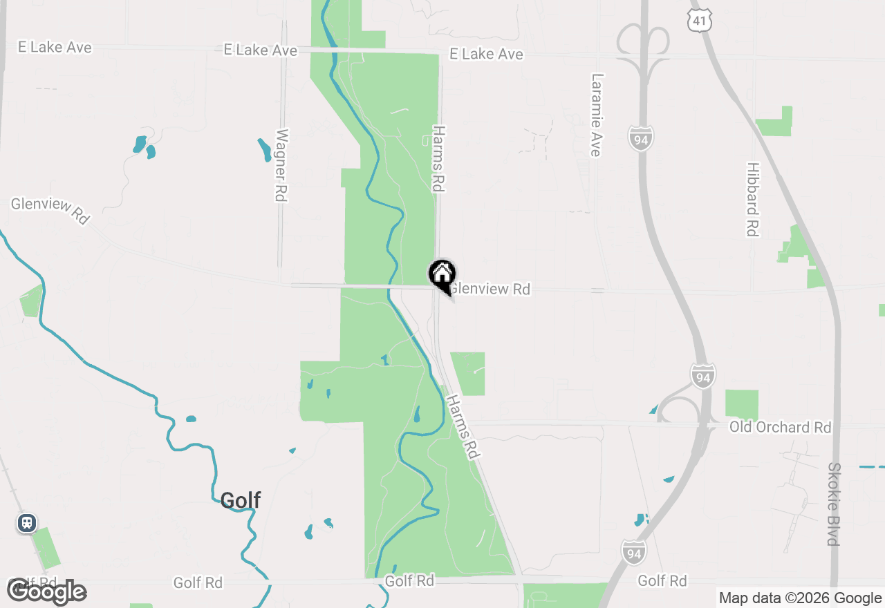 Map of 727 Harms Road, Glenview, IL 60025