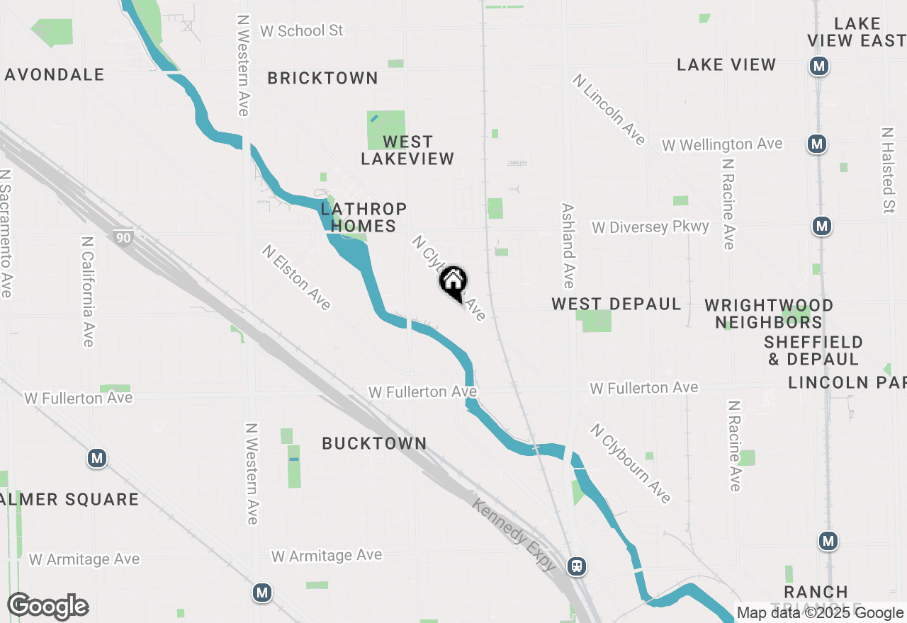 Map of 2614 N Clybourn Avenue #109, Chicago, IL 60614