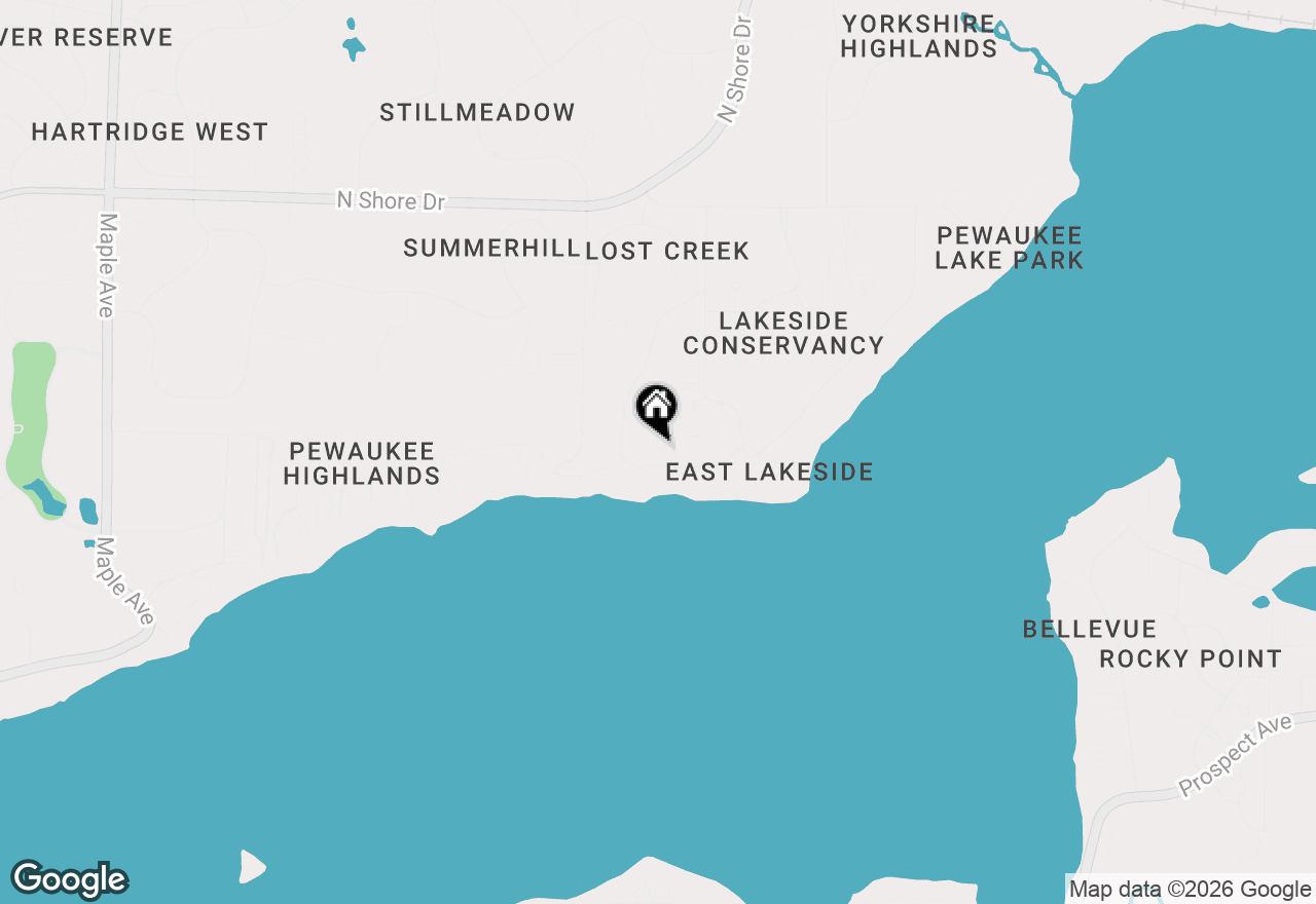 Map of Lt27 W Lakeside Dr, Delafield, WI 53018