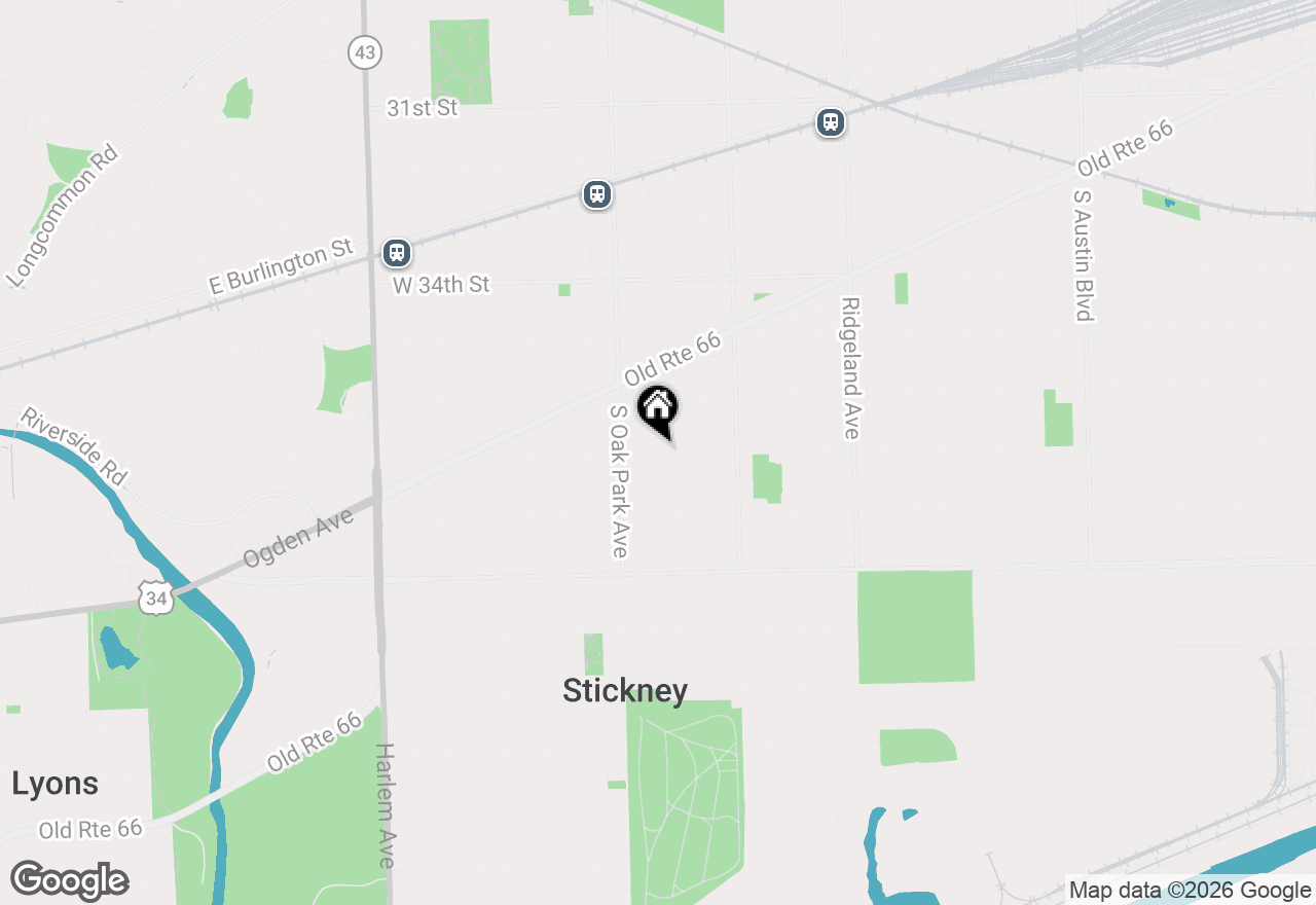 Map of 3647 Euclid Avenue, Berwyn, IL 60402