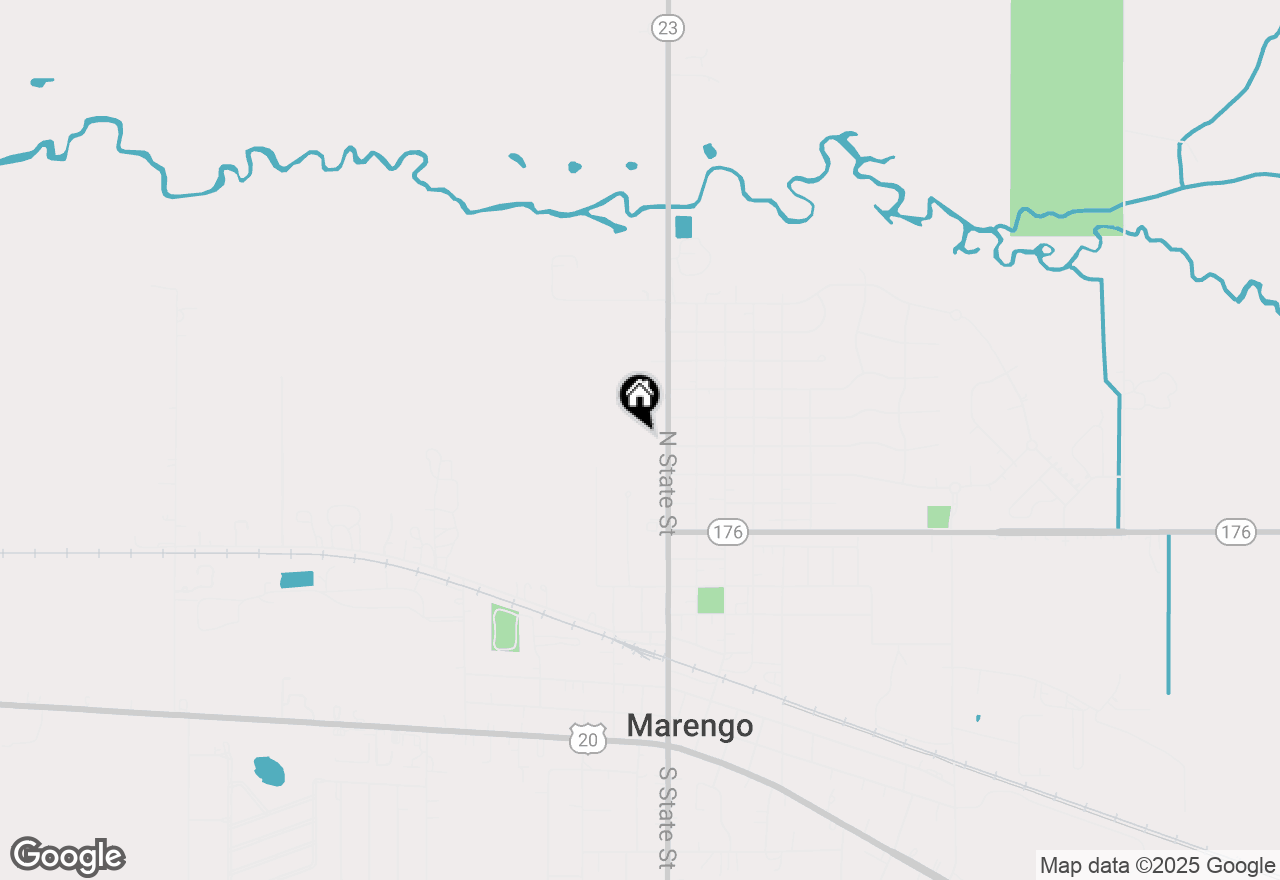 Map of 906 N State Street, Marengo, IL 60152