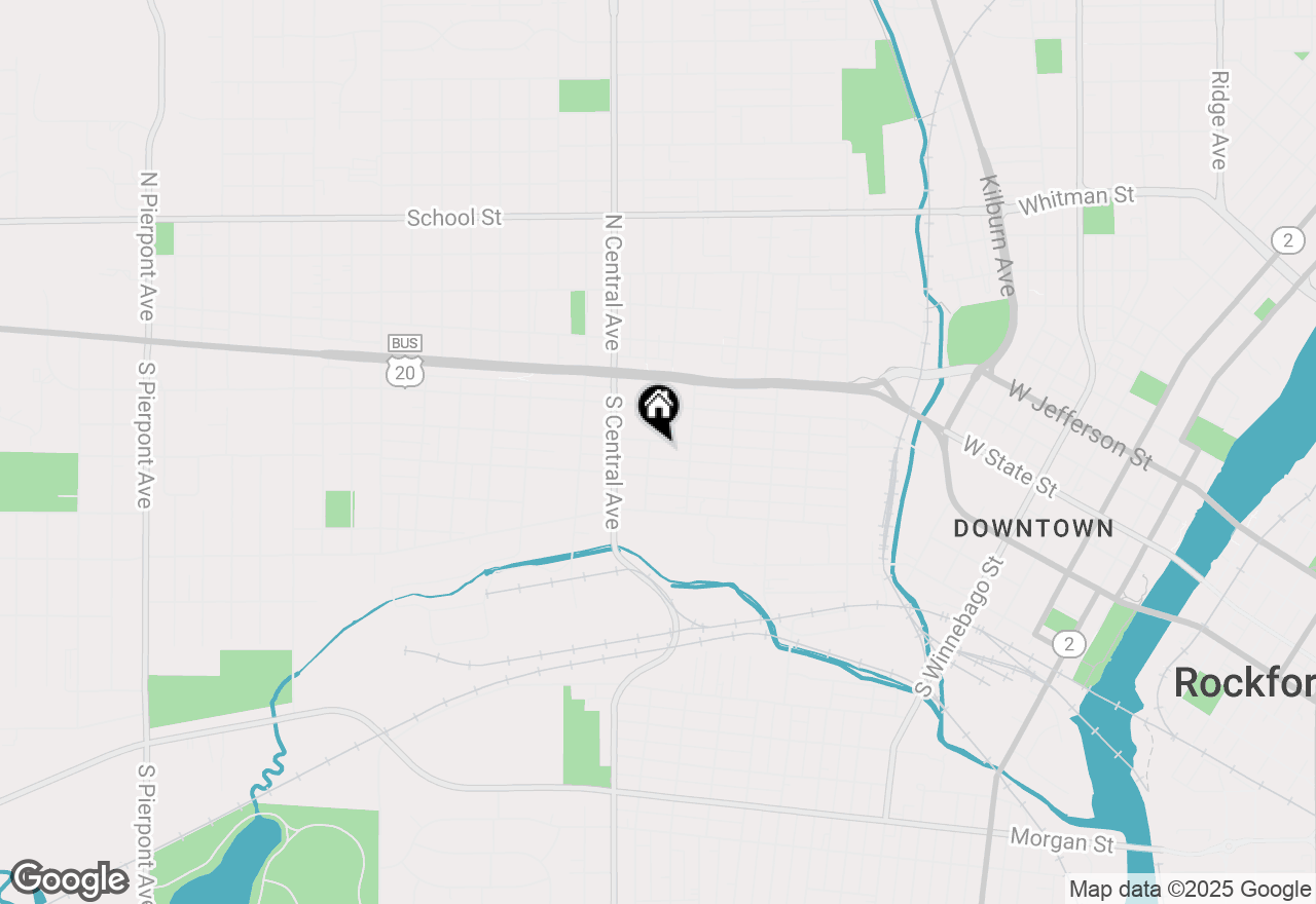 Map of 1530 Chestnut Street, Rockford, IL 61102