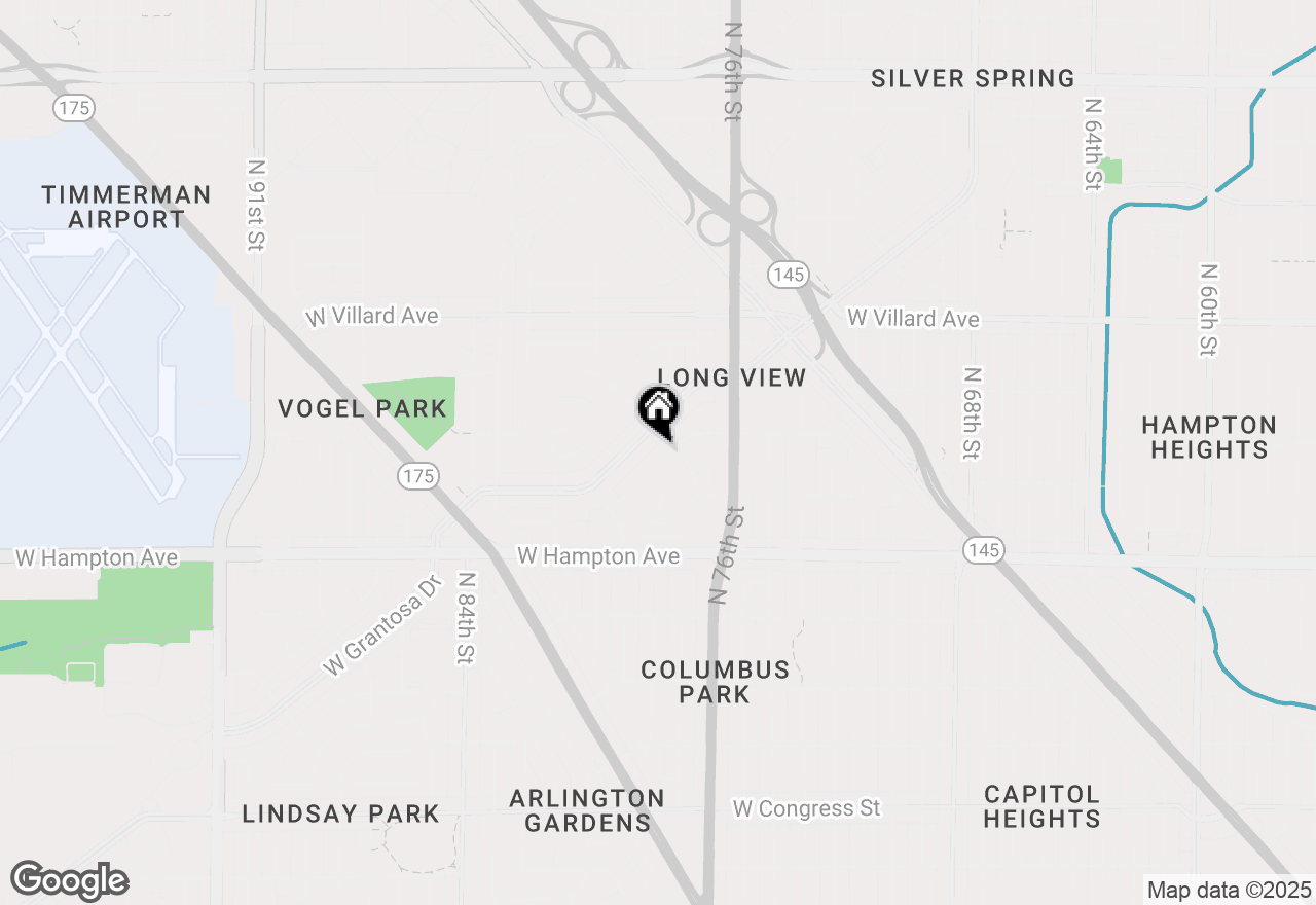 Map of 7816 W Palmetto Ave, Milwaukee, WI 53218