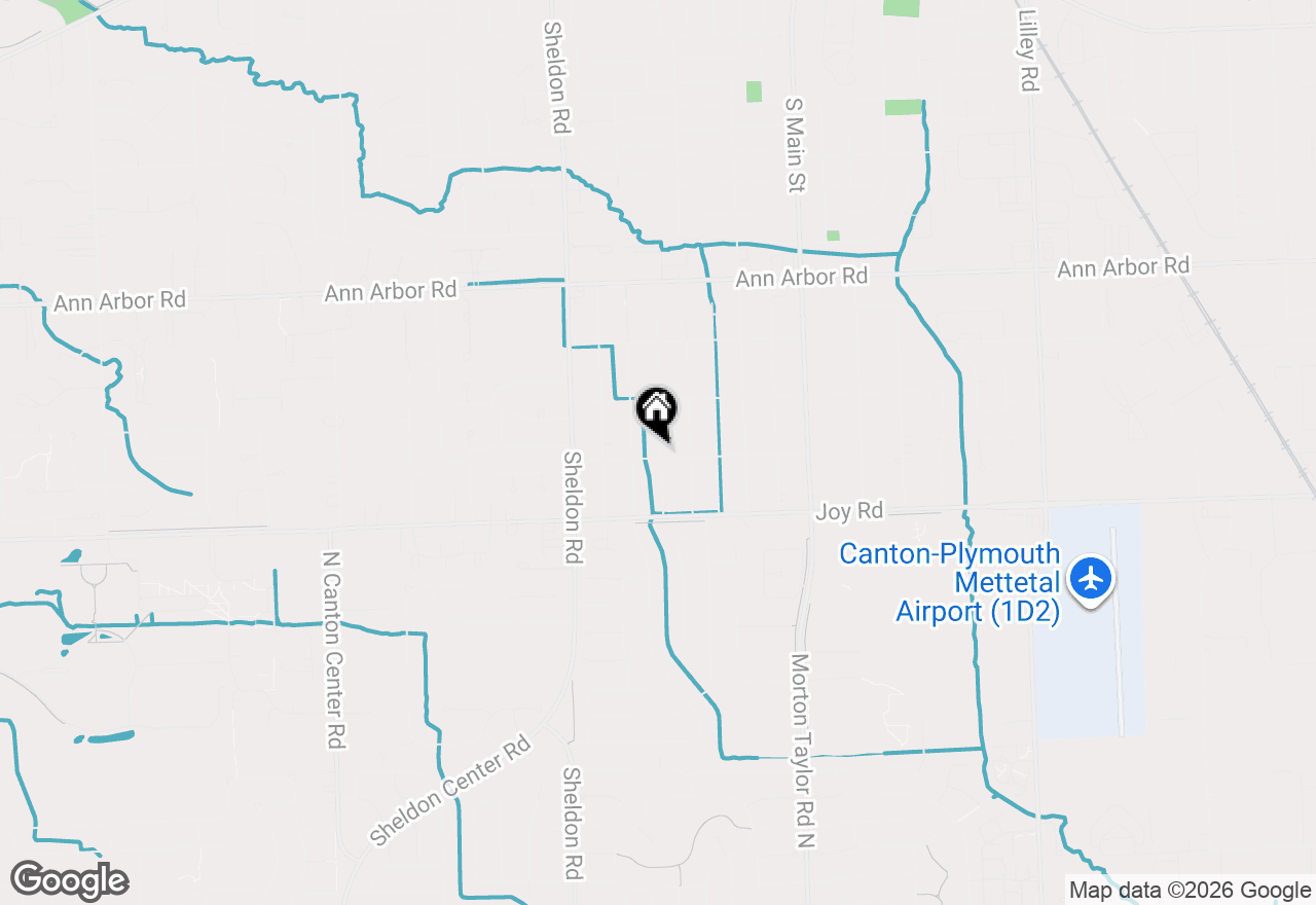 Map of 9005 Marlowe Avenue, Plymouth, MI 48170