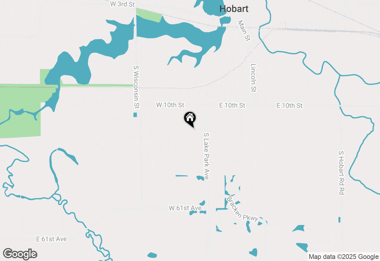 Map of 183 Laura Lane, Hobart, IN 46342