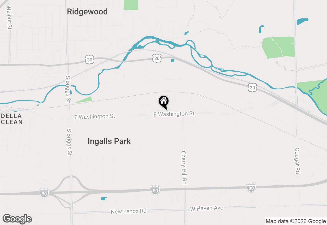 Map of 2215 E Washington Street S, Joliet, IL 60433