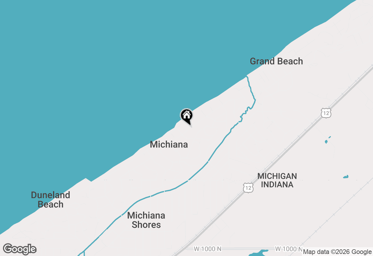 Map of 4128 Ponchartrain Trail, Michiana, MI 49117