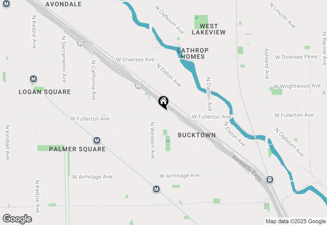 Map of 2313 W Montana Street, Chicago, IL 60647