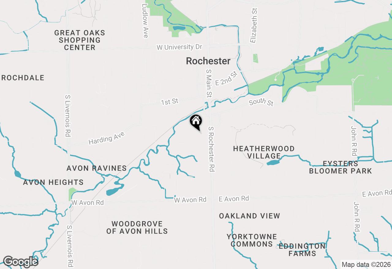 Map of 85 Childress Avenue, Rochester Hills, MI 48307