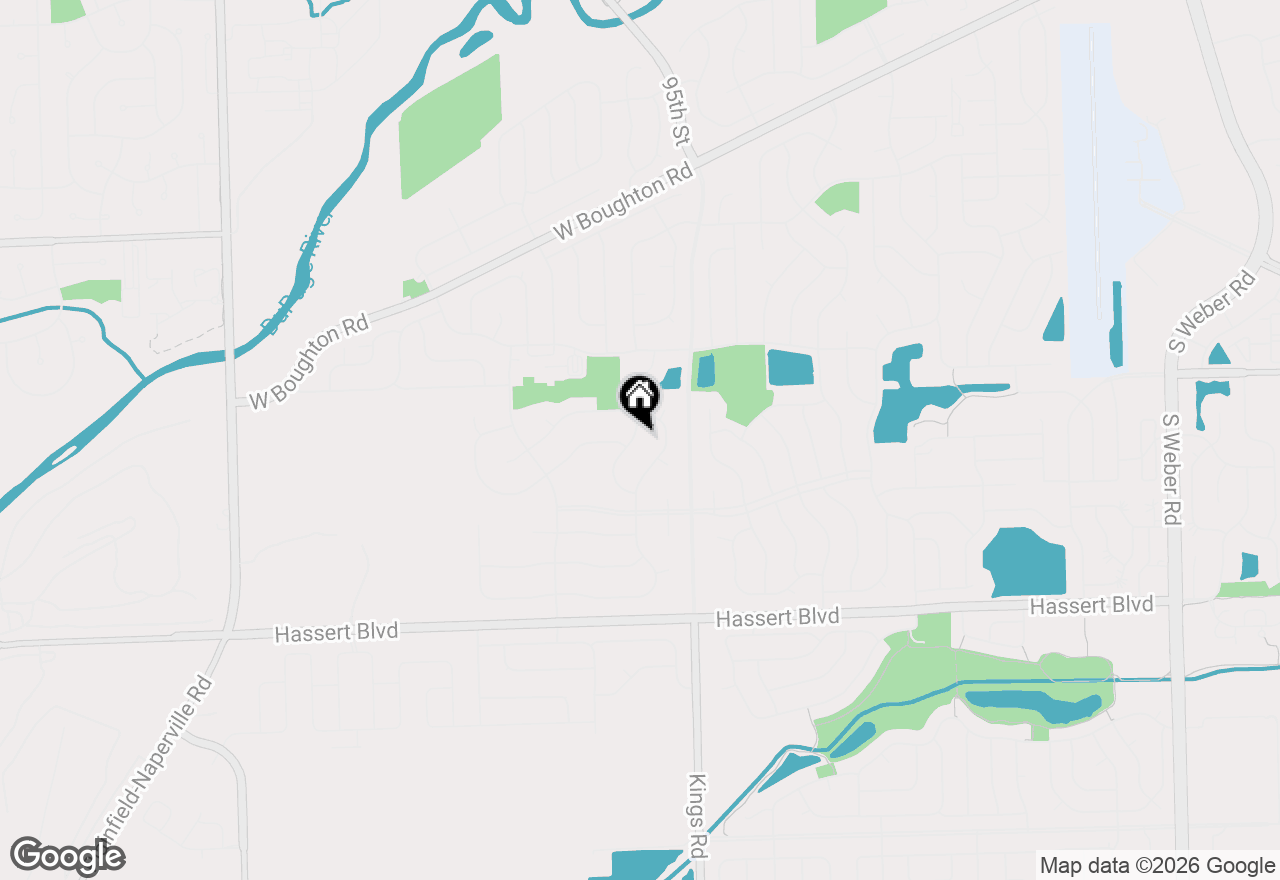 Map of 310 Chick Evans Street, Bolingbrook, IL 60490