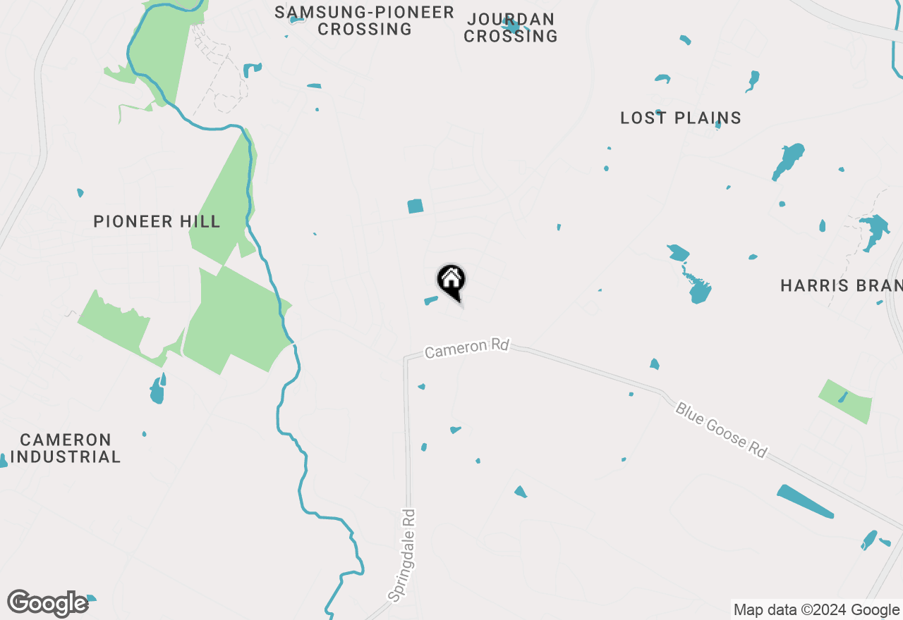 Map of 10605 Speedwagon Run, Austin, TX 78754