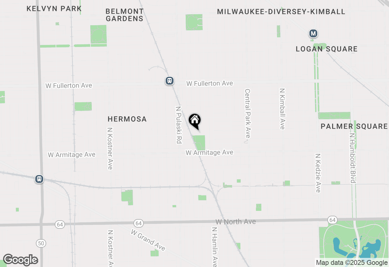 Map of 2102 N Springfield Avenue, Chicago, IL 60647