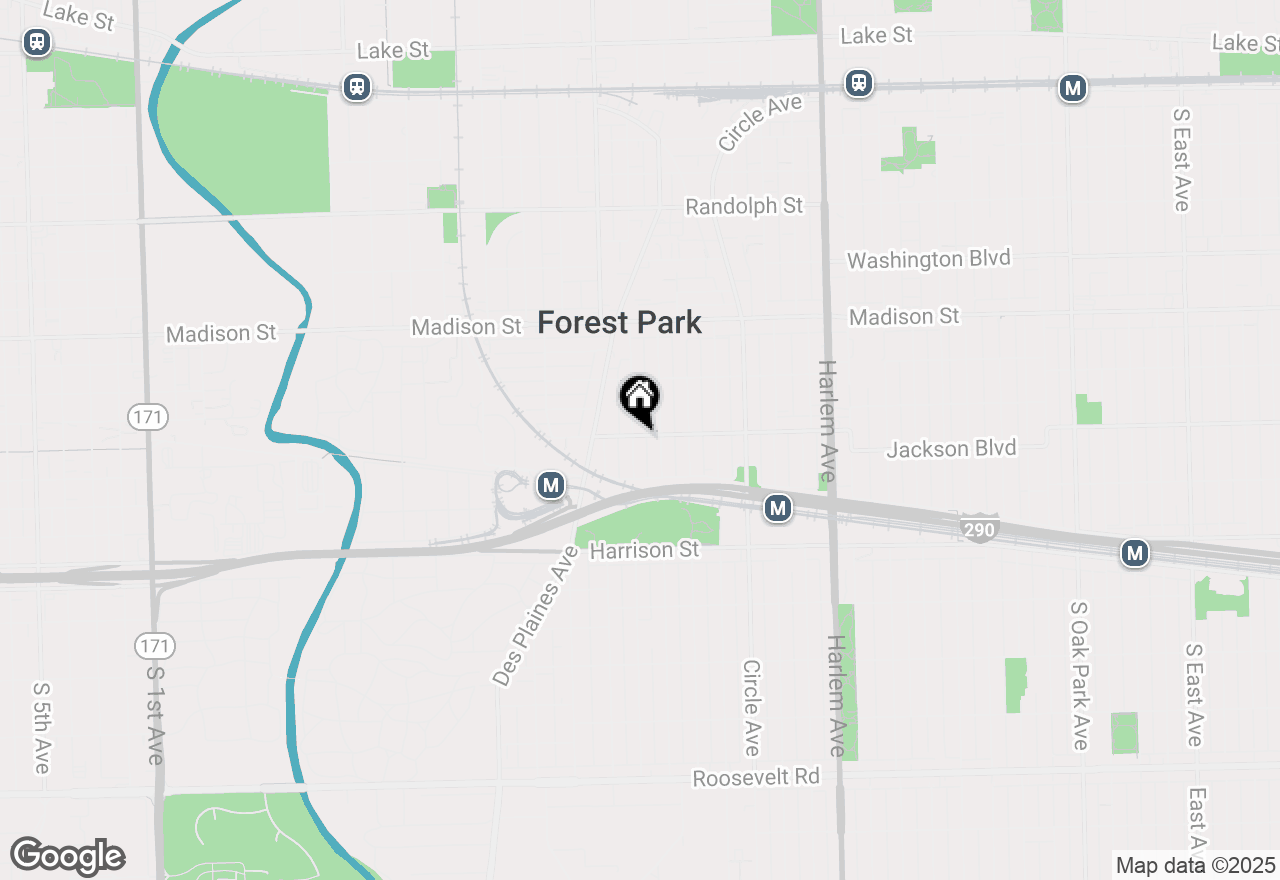 Map of 600 Ferdinand Avenue, Forest Park, IL 60130