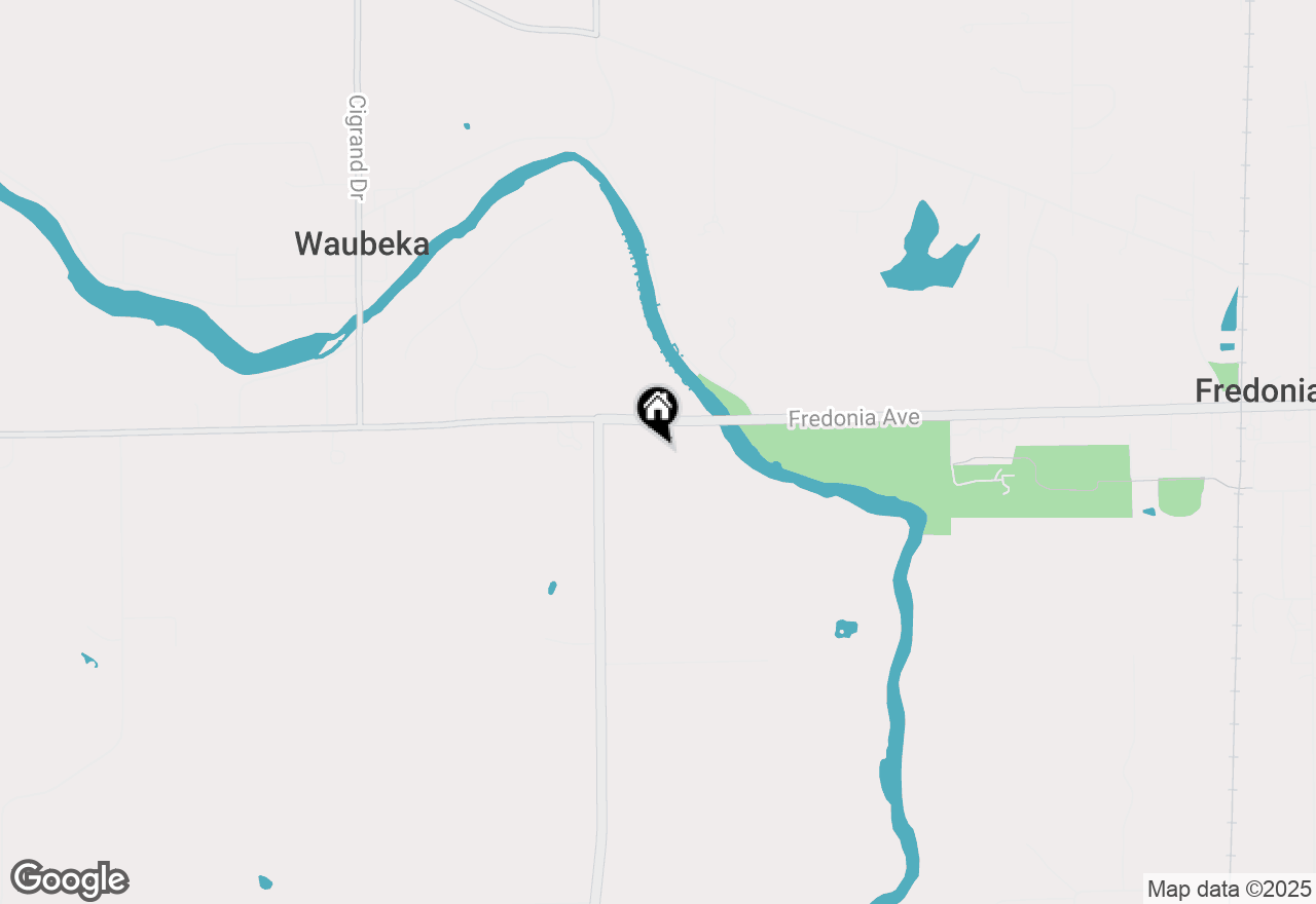 Map of W3835 County Road H, Fredonia, WI 53021