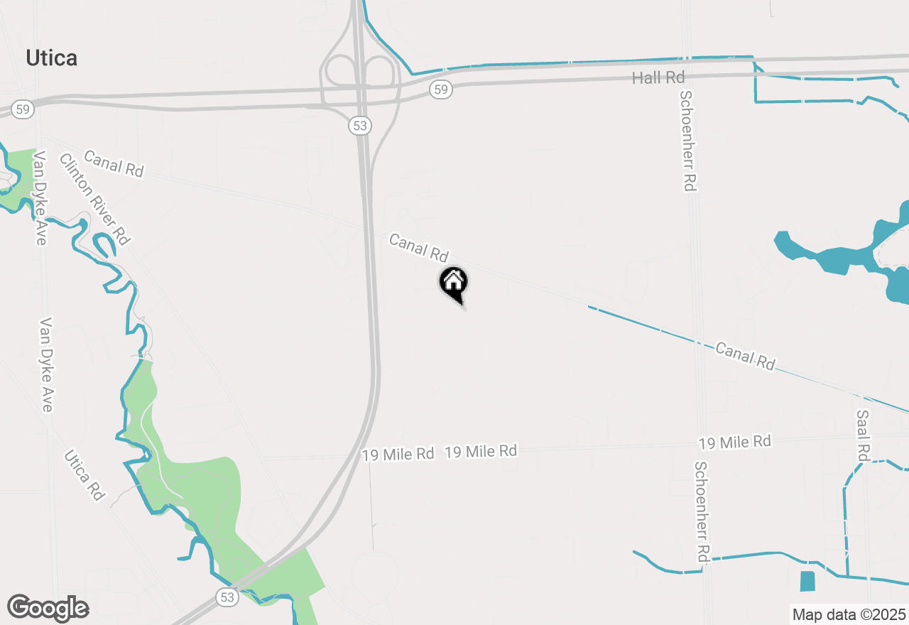 Map of 12146 Ontario Drive, Sterling Heights, MI 48313