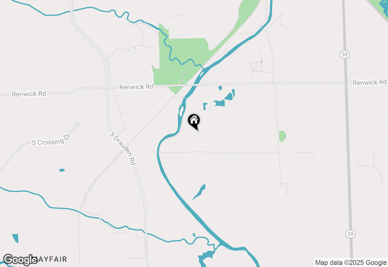 Map of 16127 Gamay Drive, Plainfield, IL 60586