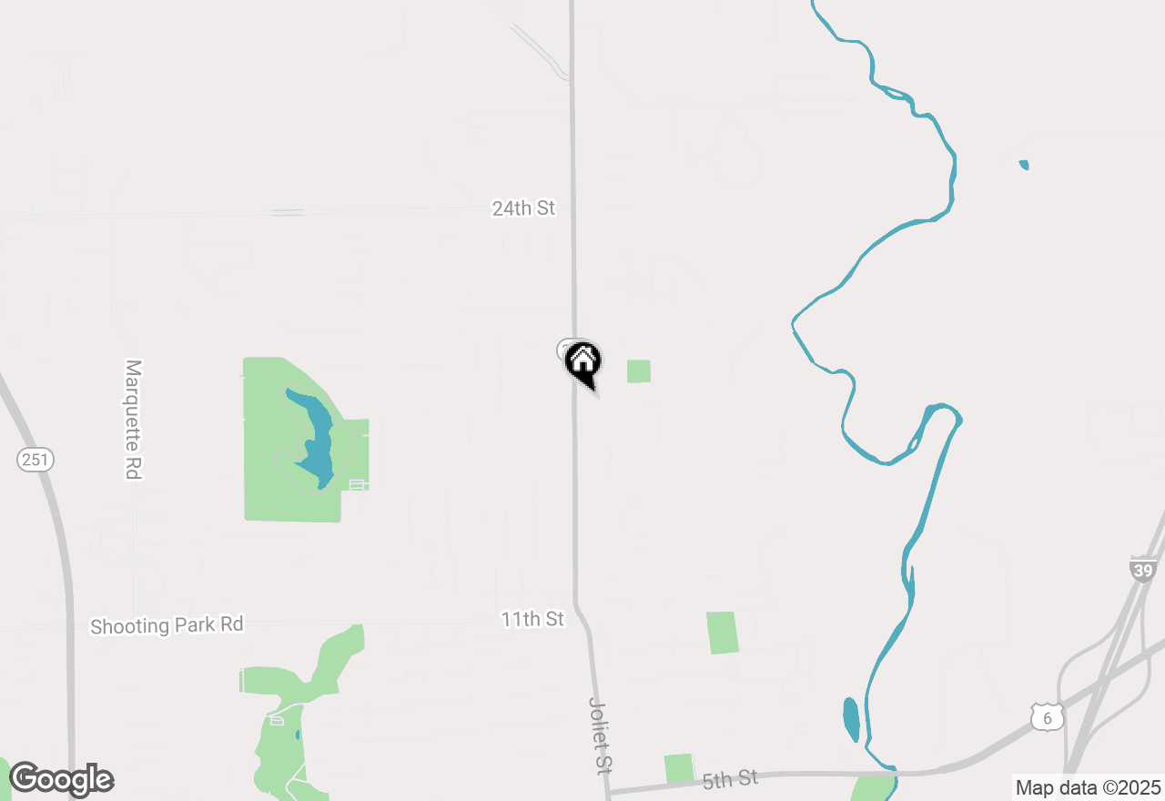 Map of 1840 St. Vincents Avenue, Lasalle, IL 61301