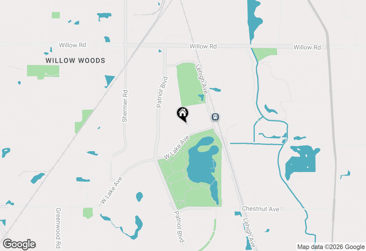 Map of 2544 Violet Street, Glenview, IL 60026