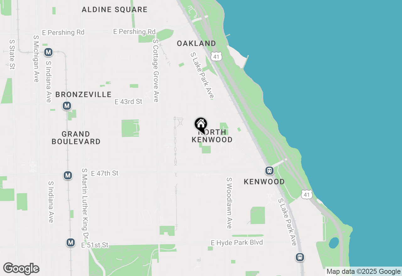 Map of (Address confidential), Chicago, Illinois 60653