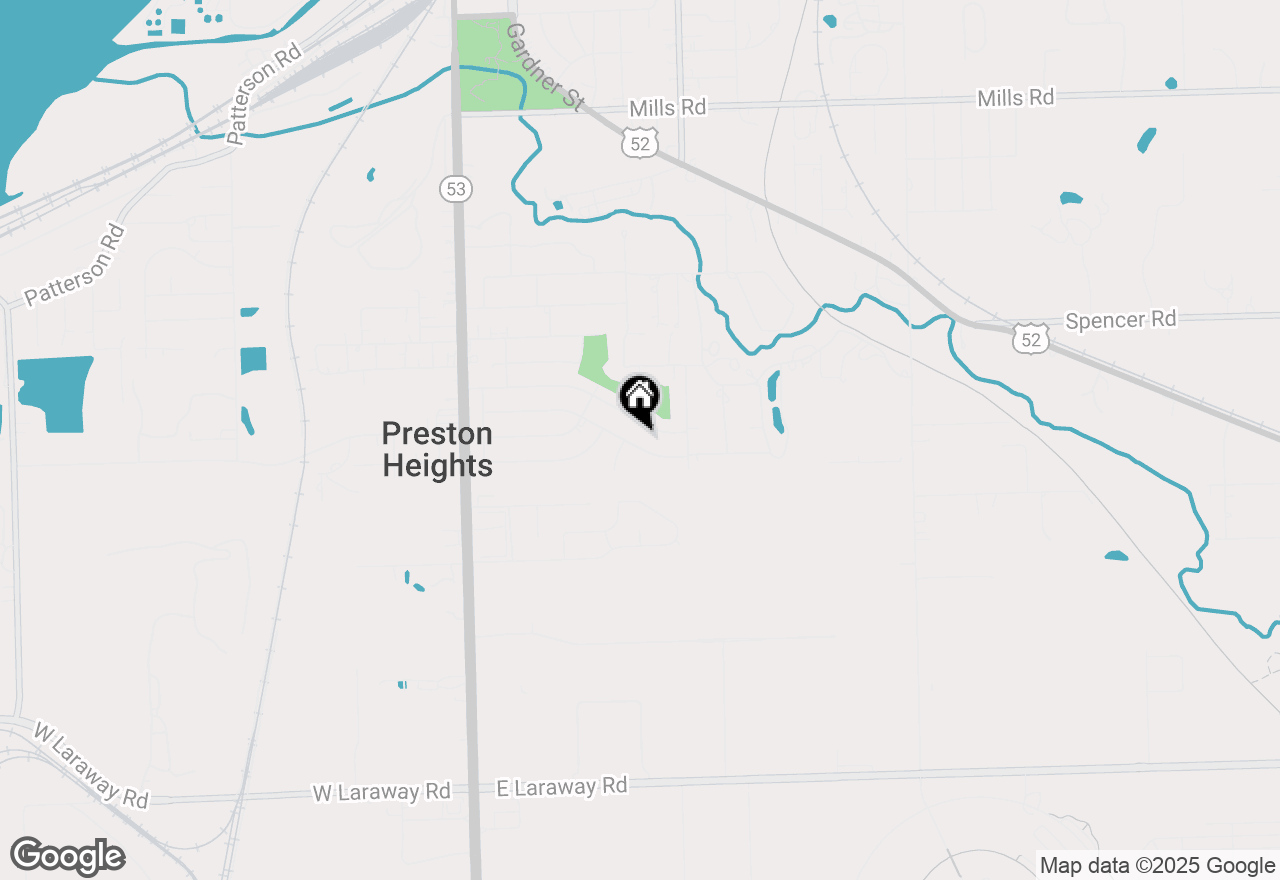 Map of 305 Luana Road, Joliet, IL 60433