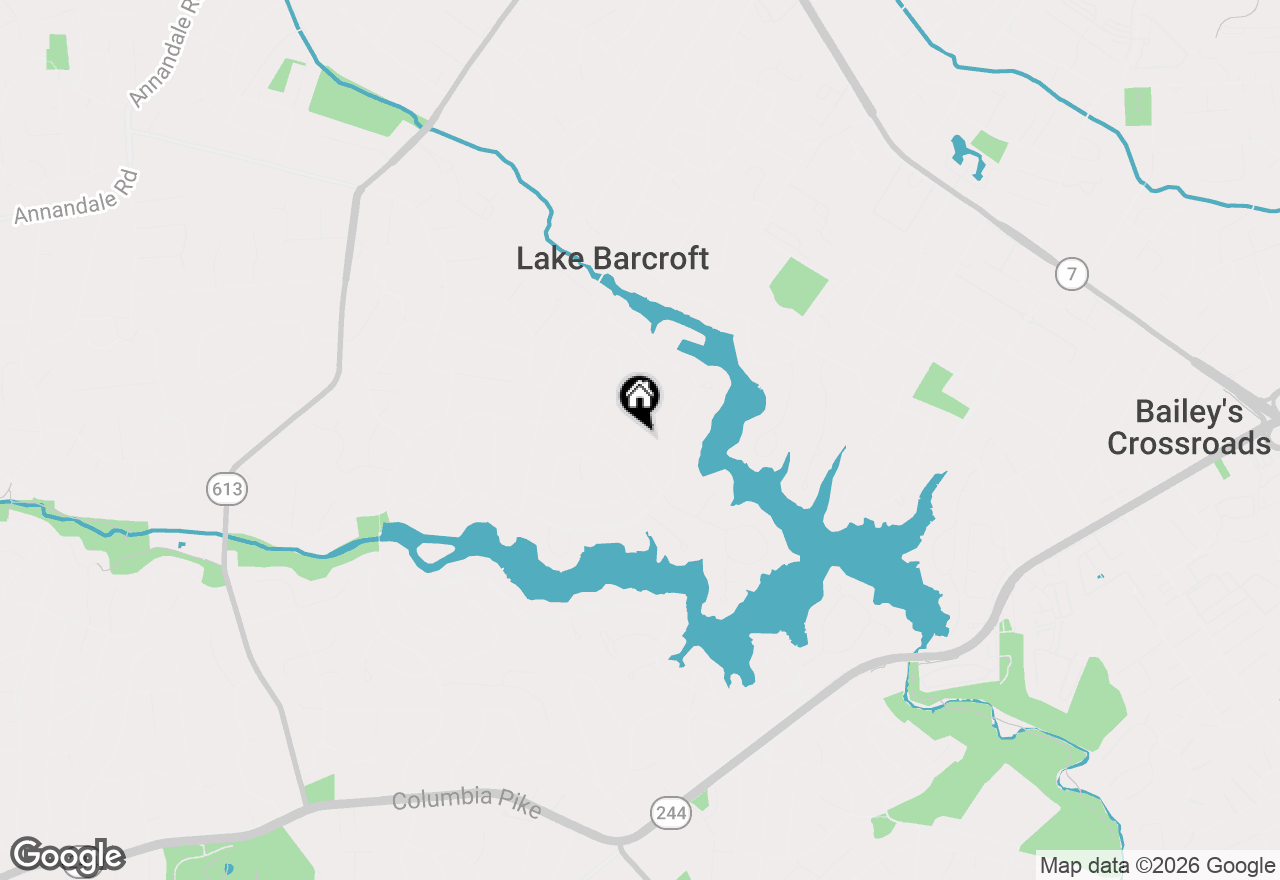 Map of 3419 Fiddlers Green, Falls Church, VA 22044